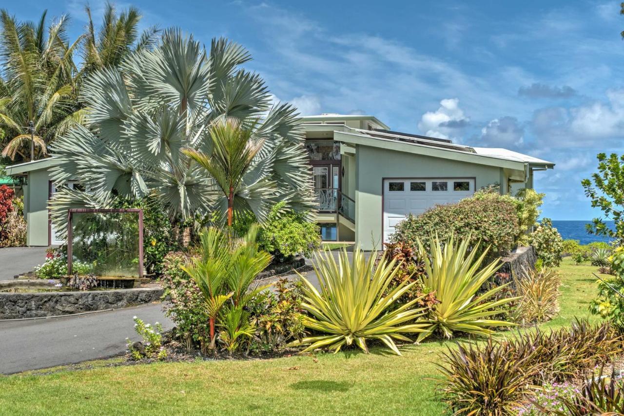 Direct Oceanfront, Big Island Home Keaau Exterior foto